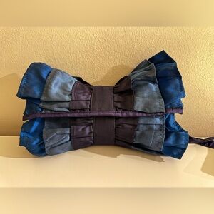 Silk Blue Women's clutch